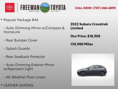 2022 Subaru Crosstrek Limited CVT