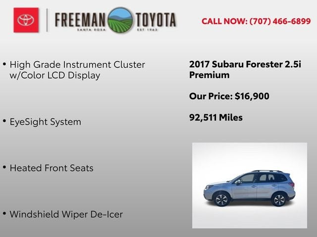 2017 Subaru Forester 2.5i Premium CVT