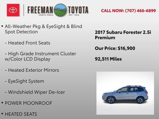 2017 Subaru Forester 2.5i Premium CVT
