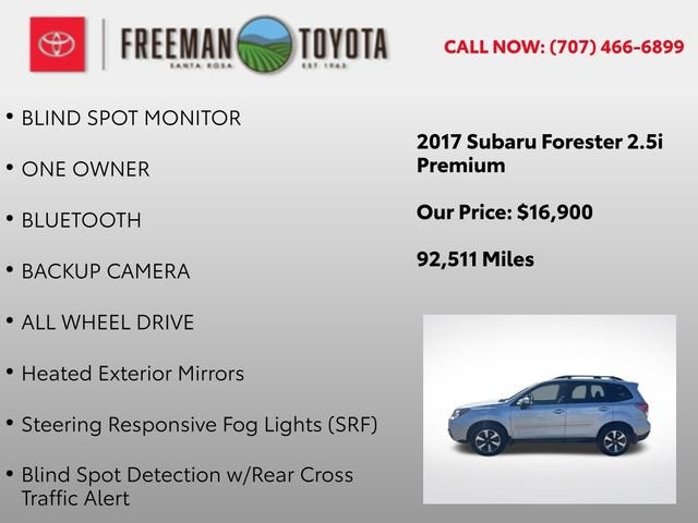 2017 Subaru Forester 2.5i Premium CVT