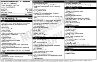2014 Subaru Forester 4dr Auto 2.0XT Premium