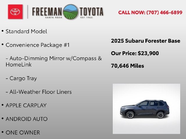 2025 Subaru Forester AWD