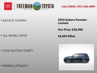 2025 Subaru Forester Limited AWD