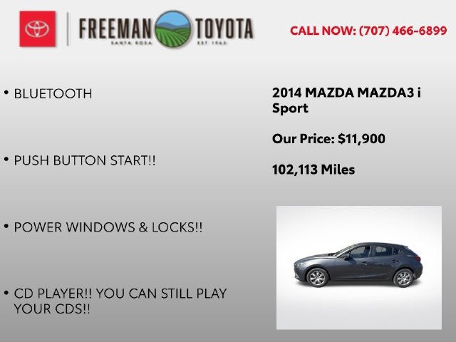 2014 Mazda Mazda3 5dr HB Auto i Sport