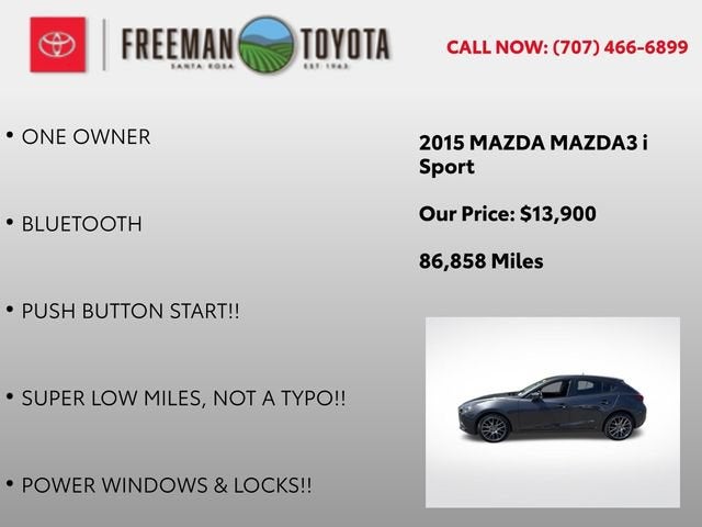 2015 Mazda Mazda3 5dr HB Auto i Sport