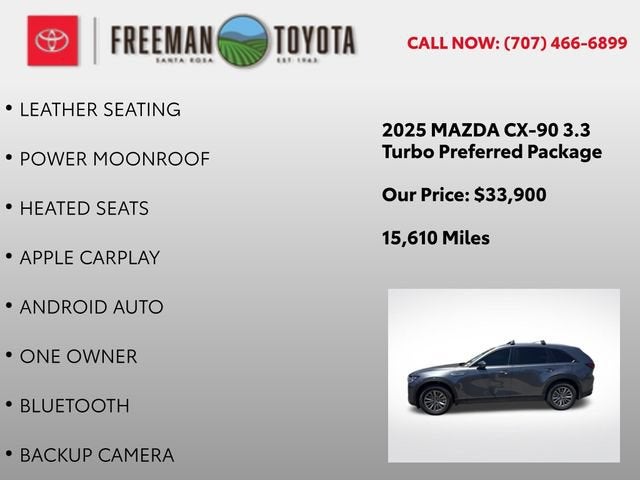 2025 Mazda Mazda CX-90 3.3 Turbo Preferred Package