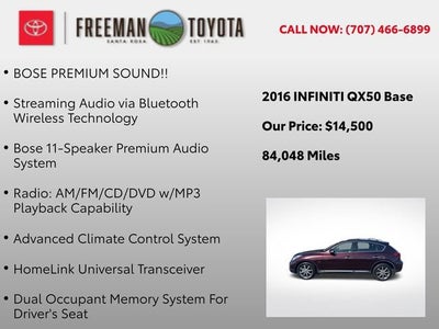 2016 INFINITI QX50 RWD 4dr