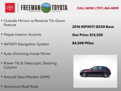 2016 INFINITI QX50 RWD 4dr