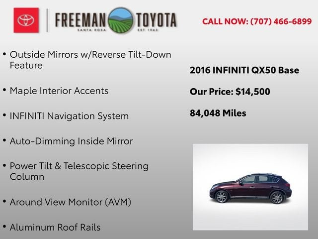 2016 INFINITI QX50 RWD 4dr