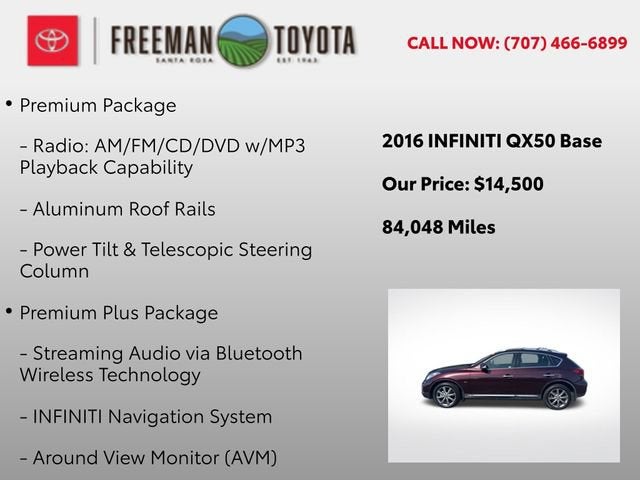 2016 INFINITI QX50 RWD 4dr