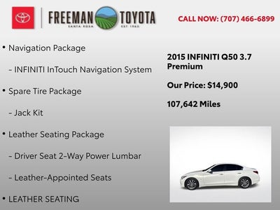 2015 INFINITI Q50 4dr Sdn Premium RWD