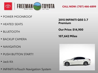 2015 INFINITI Q50 4dr Sdn Premium RWD