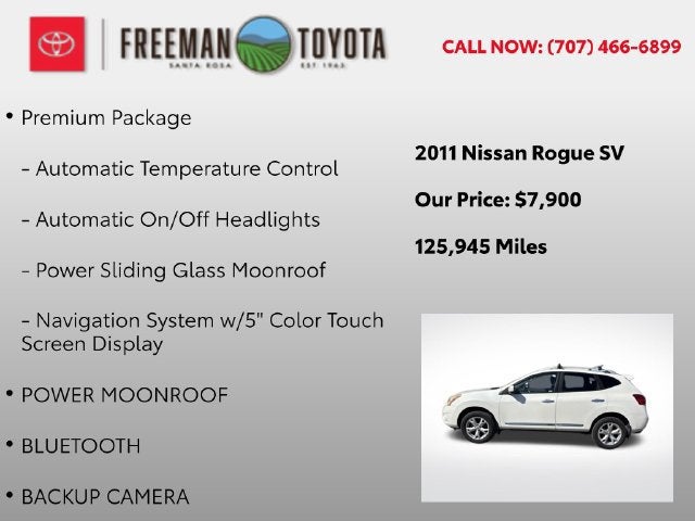 2011 Nissan Rogue AWD 4dr SV