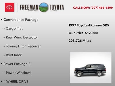 1997 Toyota 4Runner 4dr SR5 3.4L Auto 4WD