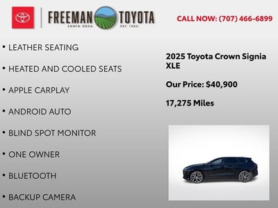 2025 Toyota Crown Signia XLE AWD