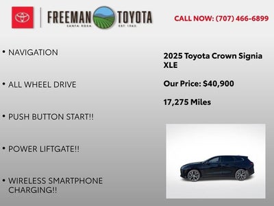 2025 Toyota Crown Signia XLE AWD