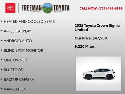 2025 Toyota Crown Signia Limited AWD