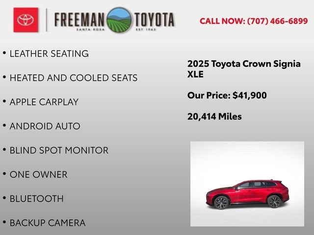 2025 Toyota Crown Signia XLE AWD
