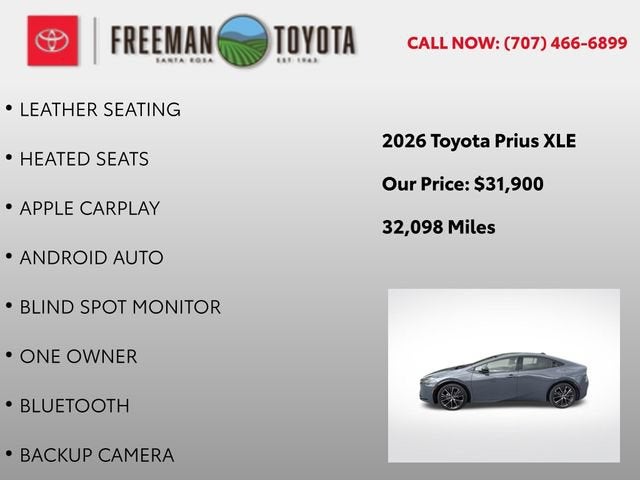2026 Toyota Prius LE