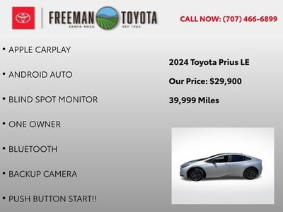 2024 Toyota Prius LE