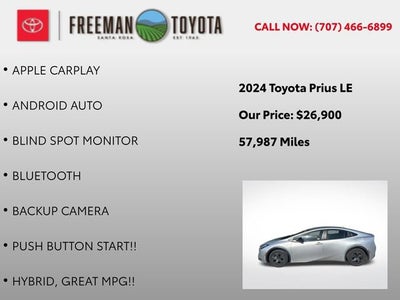 2024 Toyota Prius LE