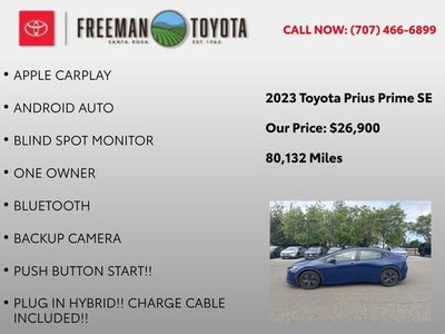 2023 Toyota Prius Prime SE