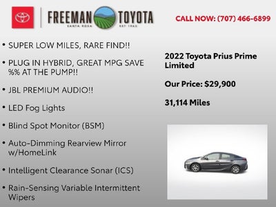 2022 Toyota Prius Prime Limited