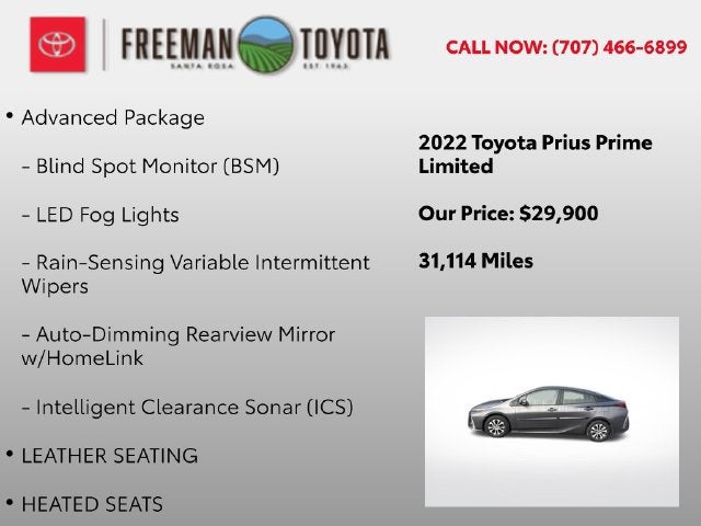 2022 Toyota Prius Prime Limited
