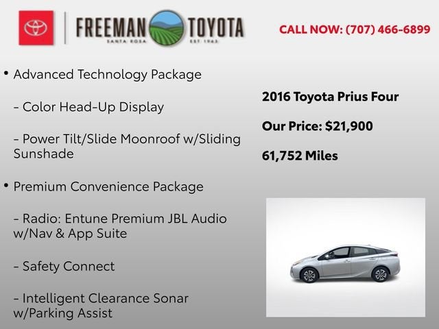 2016 Toyota Prius 5dr HB Four