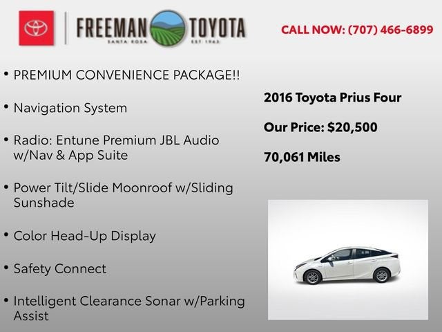 2016 Toyota Prius 5dr HB Four