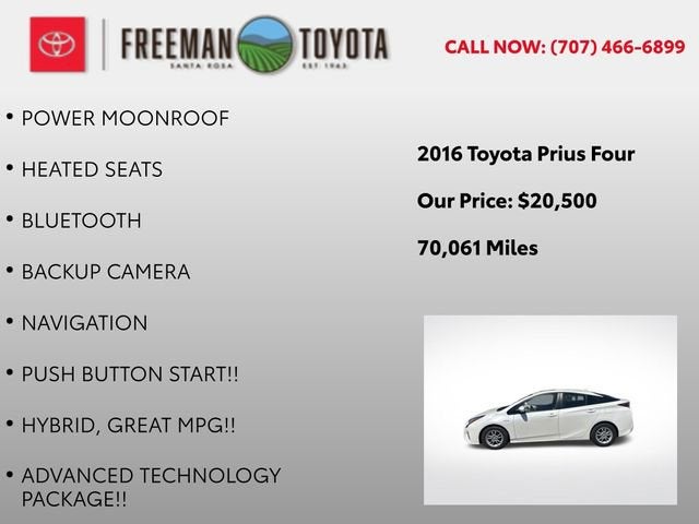 2016 Toyota Prius 5dr HB Four