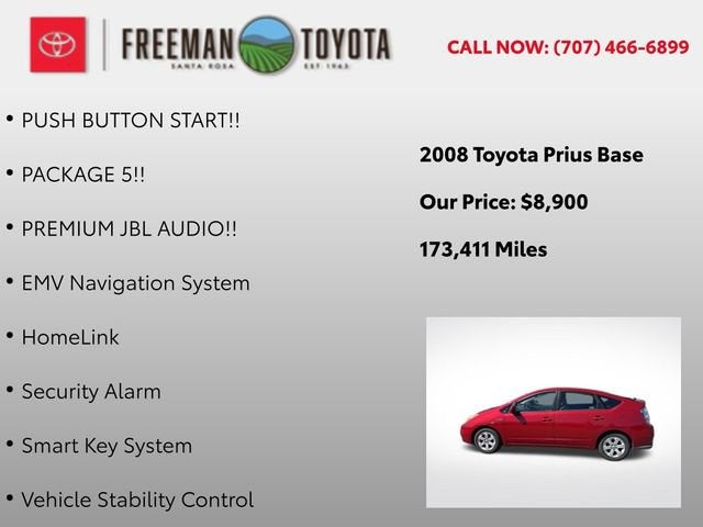2008 Toyota Prius 5dr HB (Natl)