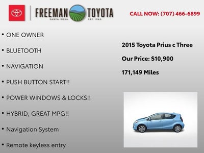 2015 Toyota Prius c 5dr HB One
