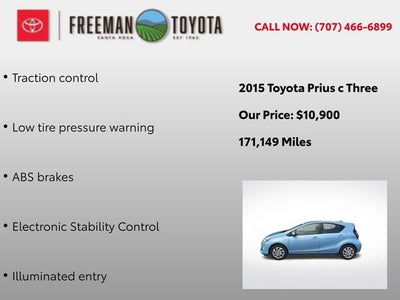2015 Toyota Prius c 5dr HB One