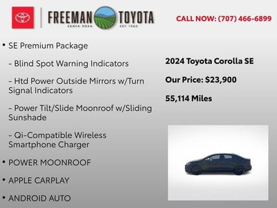 2024 Toyota Corolla SE CVT