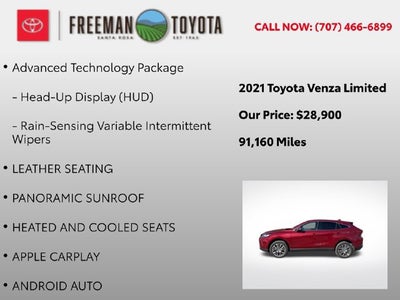 2021 Toyota Venza Limited AWD