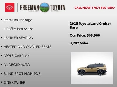 2025 Toyota Land Cruiser 4WD