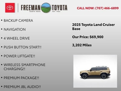 2025 Toyota Land Cruiser 4WD