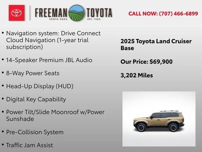 2025 Toyota Land Cruiser 4WD