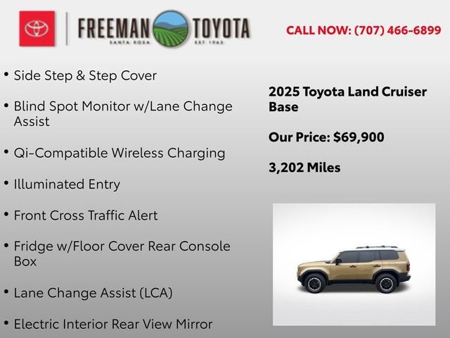 2025 Toyota Land Cruiser 4WD