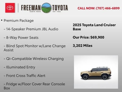 2025 Toyota Land Cruiser 4WD