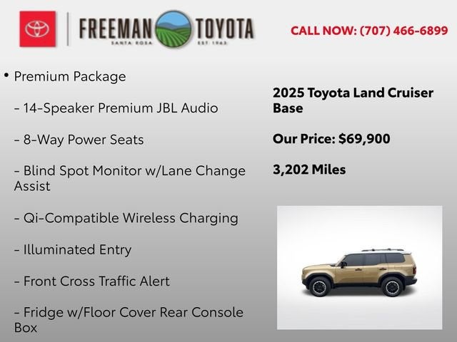 2025 Toyota Land Cruiser 4WD