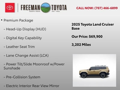 2025 Toyota Land Cruiser 4WD