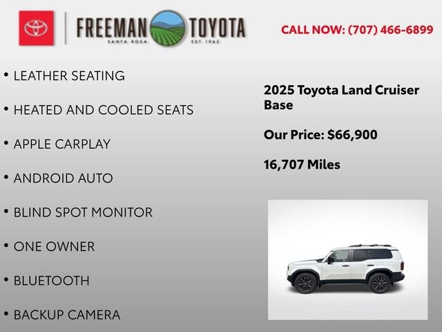 2025 Toyota Land Cruiser 1958 4WD