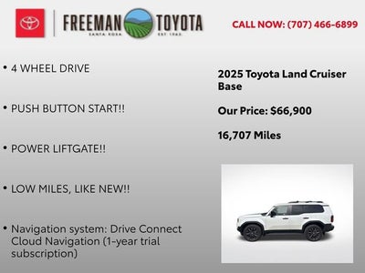 2025 Toyota Land Cruiser 1958 4WD