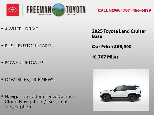 2025 Toyota Land Cruiser 1958 4WD