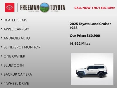 2025 Toyota Land Cruiser 1958 4WD
