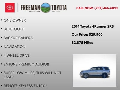 2014 Toyota 4Runner 4WD 4dr V6 SR5