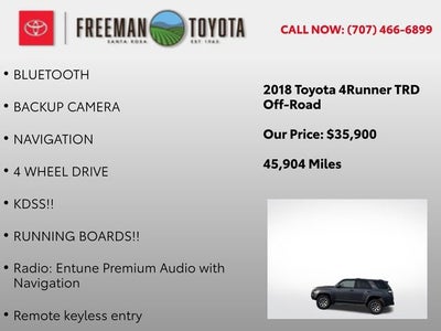 2018 Toyota 4Runner SR5 4WD