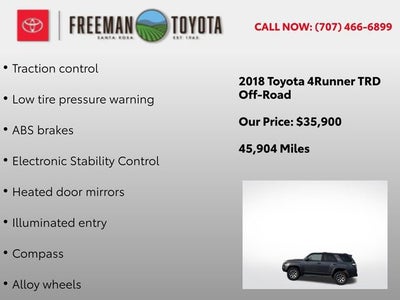 2018 Toyota 4Runner SR5 4WD